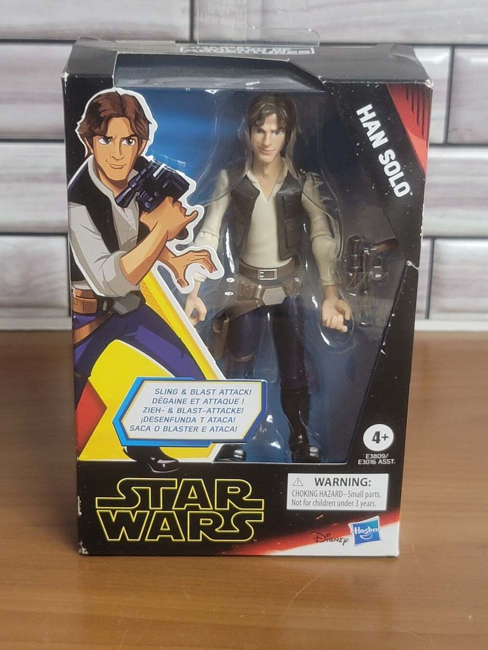 Star Wars Galaxy of Adventures Han Solo Sling & Blast Attack! by Hasbro #A61